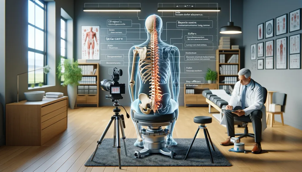 Chiropractor demonstrating a technique for long-term spinal health improvement, emphasizing the lasting impact of chiropractic care
